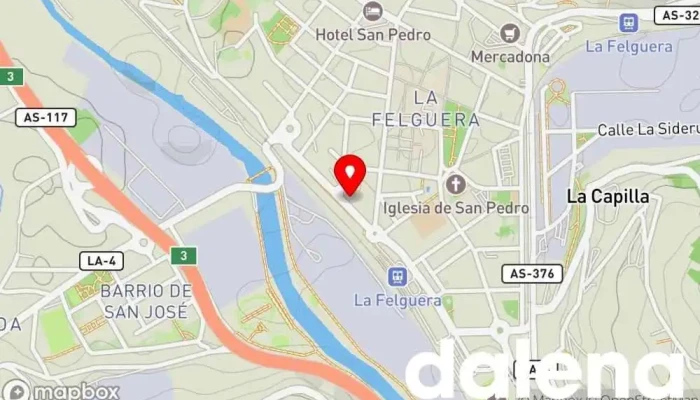 mapa de Lidl Supermercado de descuentos, Supermercado en Langreo