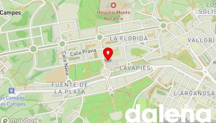mapa de Lidl Supermercado de descuentos, Supermercado en Oviedo