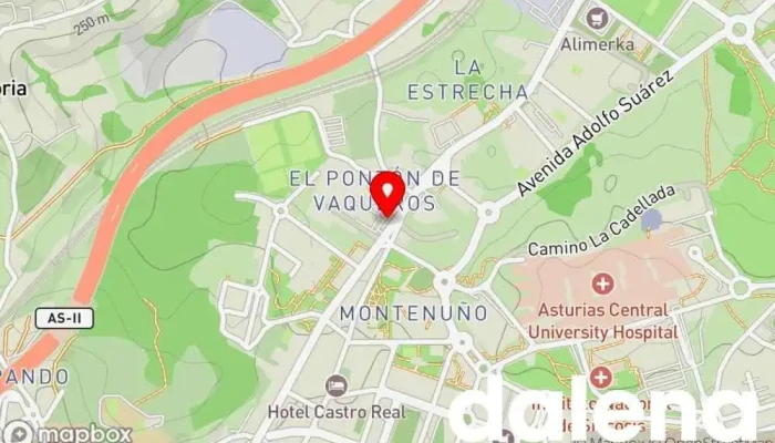 mapa de Lidl Supermercado de descuentos, Supermercado en Oviedo