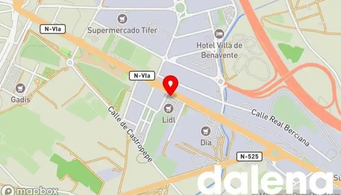 mapa de Lidl Supermercado de descuentos en 68