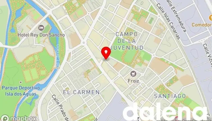 mapa de Los Dulces Magos Tienda de alimentación en Palencia