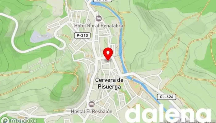mapa de Lupa Supermercados Supermercado, Carnicería, Tienda de fiambres, Pescadería, Frutería en Cervera de Pisuerga