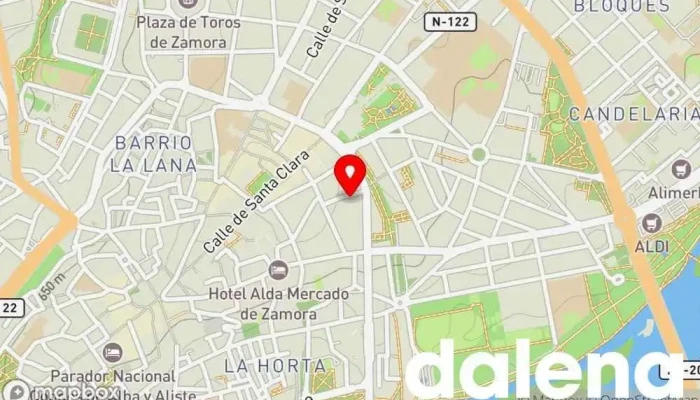 mapa de Lupa Supermercados Supermercado, Carnicería, Tienda de fiambres, Pescadería, Frutería en Zamora