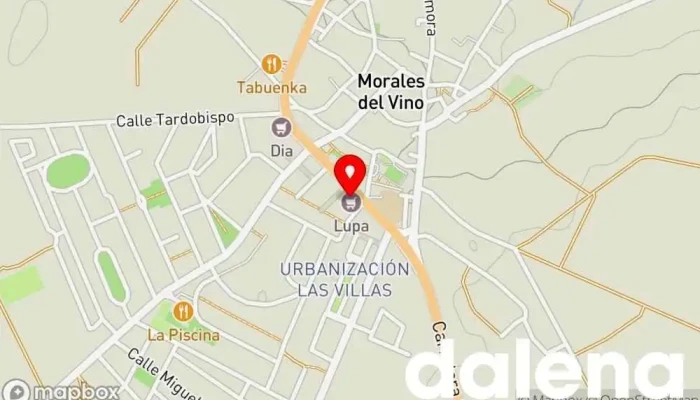 mapa de Lupa Supermercados Supermercado en 18