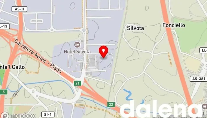 mapa de Makro Autoservicio mayorista, Servicio de distribución, Tienda de artículos de hostelería en Asturias