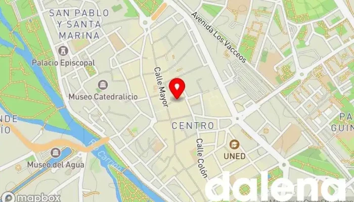 mapa de Mantequeria Peña Jamonería, Tienda de delicatessen en Palencia