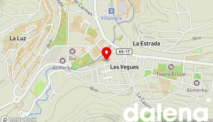 mapa de Master Cadena Tienda de electrodomésticos en Asturias