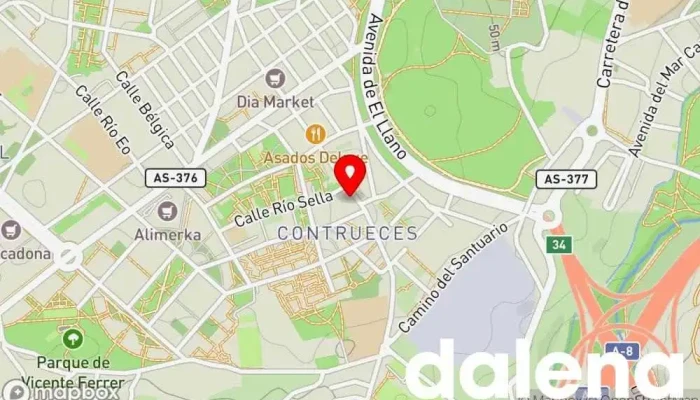 mapa de masymas supermercados Supermercado en Gijón