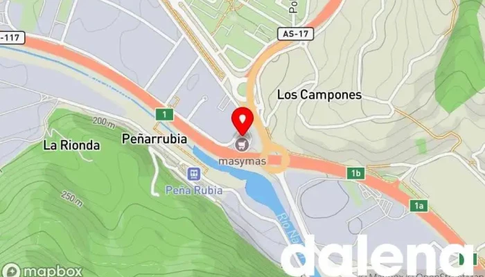 mapa de masymas supermercados Supermercado en Langreo