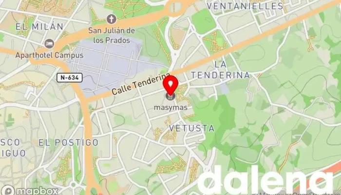 mapa de masymas supermercados Supermercado en Oviedo