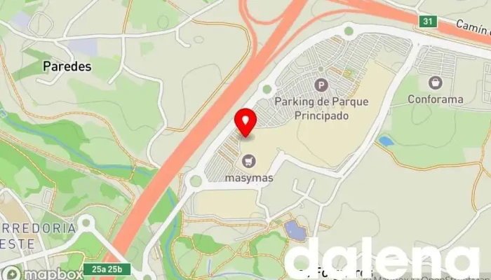 mapa de masymas supermercados Supermercado en Paredes