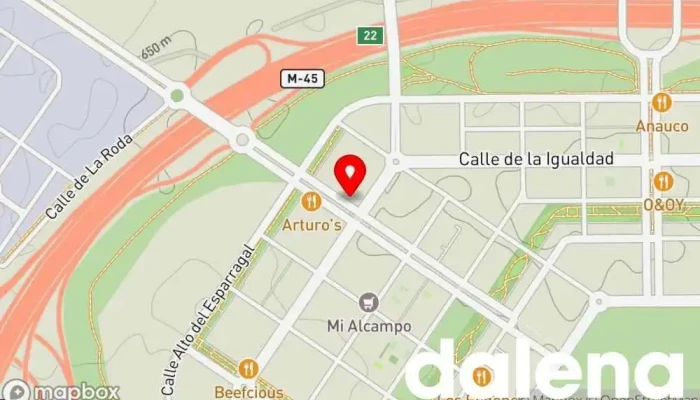 mapa de Megafruta Supermercado en Madrid