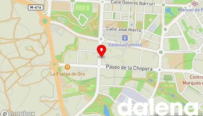mapa de Mercadito La Valdavia Supermercado en Alcobendas