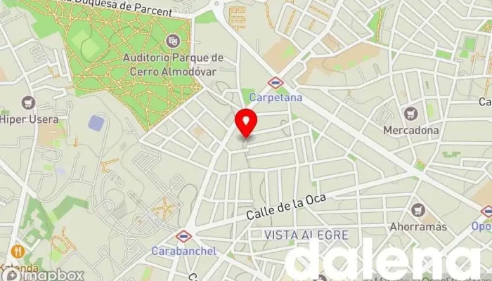 mapa de Mercadito Rojo Supermercado en Madrid
