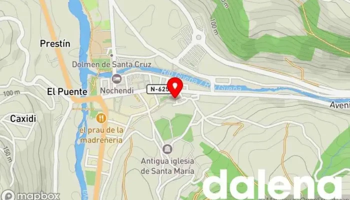 mapa de Mercado de Cangas de Onís Mercadillo en Cangas de Onís