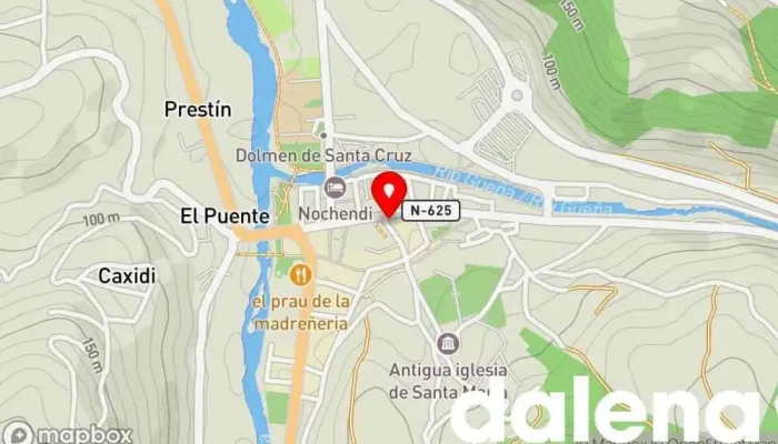 mapa de Mercadodecangasdeonis Tienda de regalos en Cangas de Onís