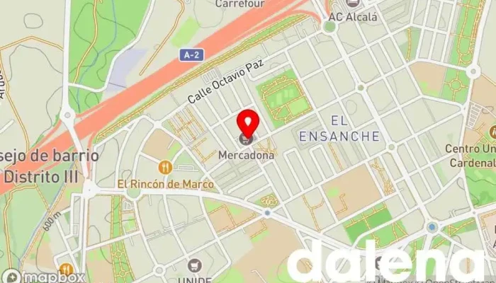 mapa de Mercadona Supermercado en Alcalá de Henares