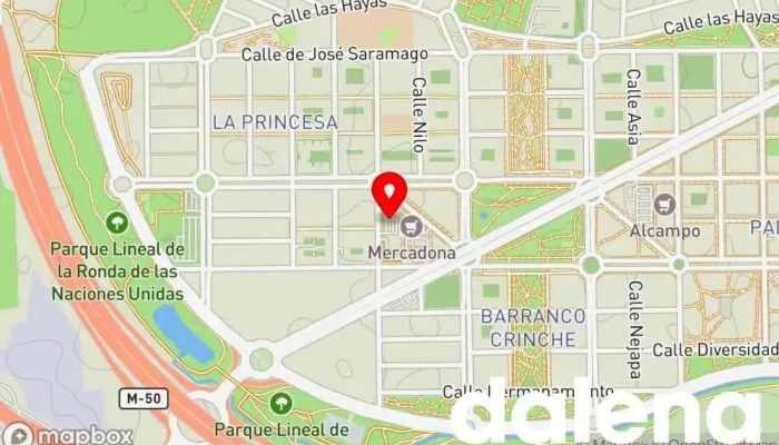 mapa de Mercadona Supermercado en Alcorcón