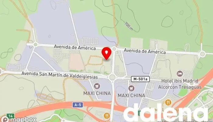 mapa de Mercadona Supermercado en Alcorcón