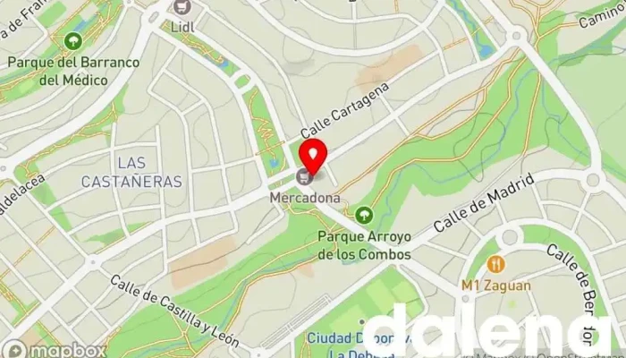 mapa de Mercadona Supermercado en Arroyomolinos