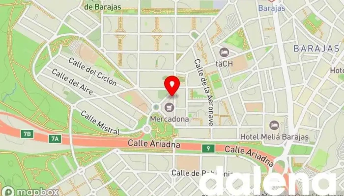 mapa de Mercadona Supermercado en Madrid