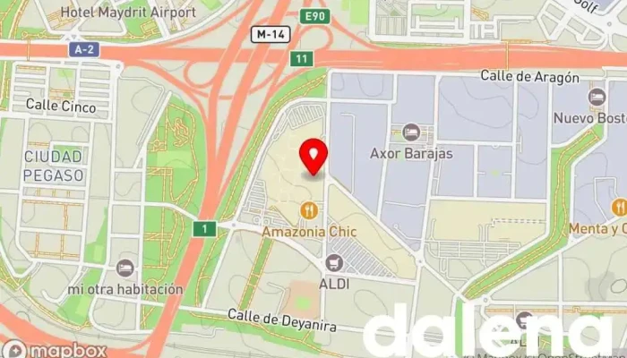 mapa de Mercadona Supermercado en Madrid