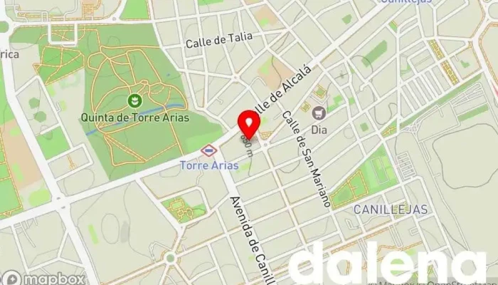 mapa de Mercadona Supermercado en Madrid