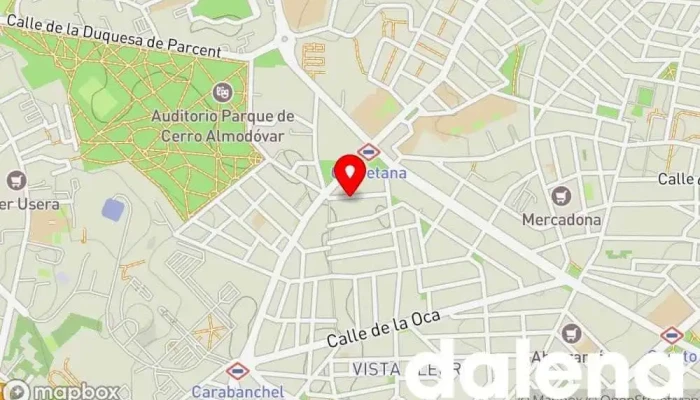 mapa de Mercadona Supermercado en Madrid