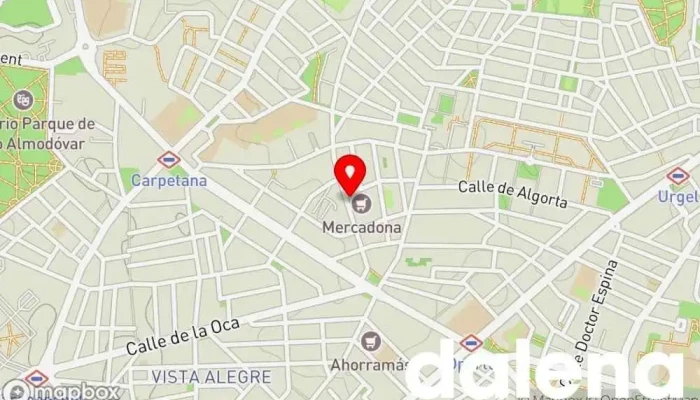 mapa de Mercadona Supermercado en Madrid