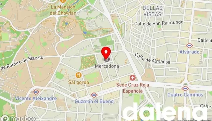 mapa de Mercadona Supermercado en Madrid
