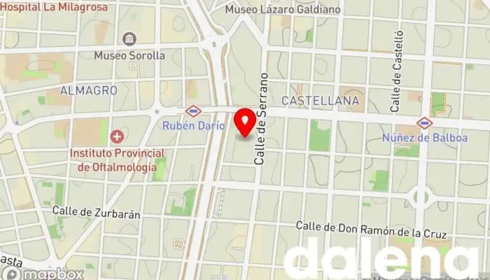 mapa de Mercadona Supermercado en Madrid