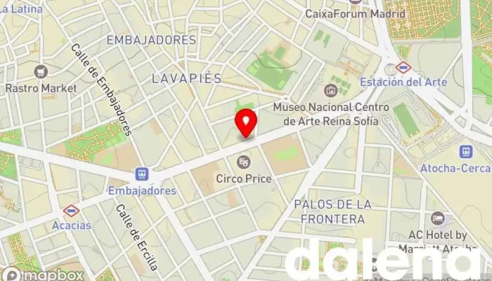 mapa de Mercadona Supermercado en Madrid