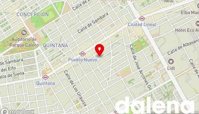 mapa de Mercadona Supermercado en Madrid