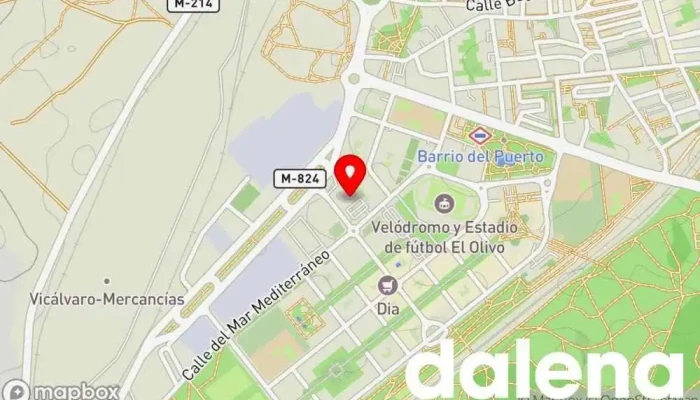 mapa de Mercadona Supermercado en Coslada