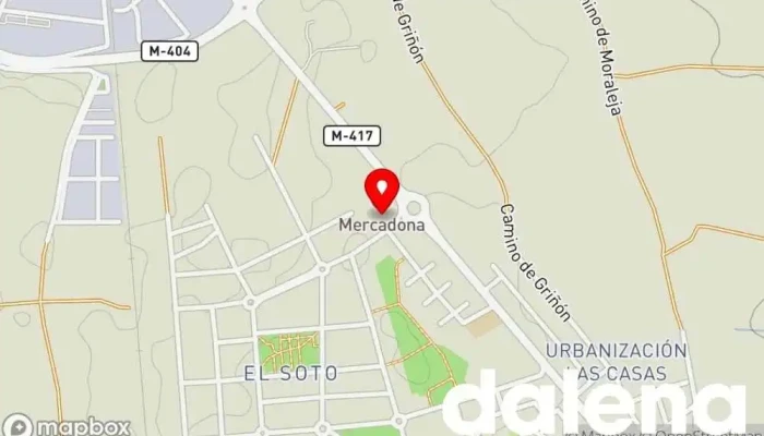 mapa de Mercadona Supermercado en Cubas de la Sagra