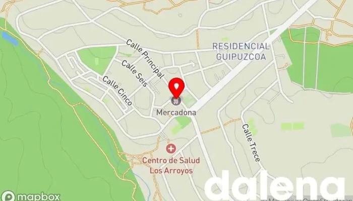 mapa de Mercadona Supermercado en El Escorial
