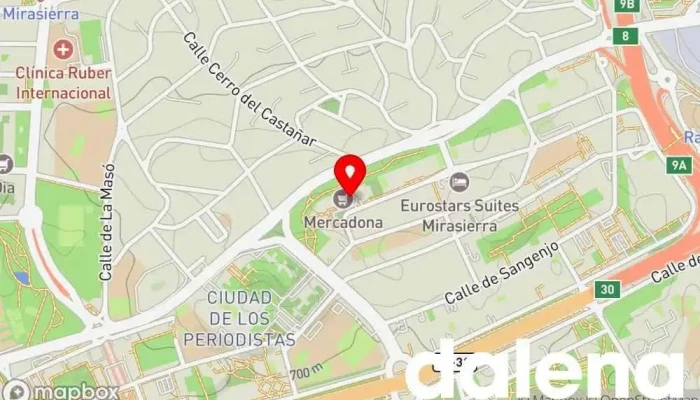 mapa de Mercadona Supermercado en Madrid