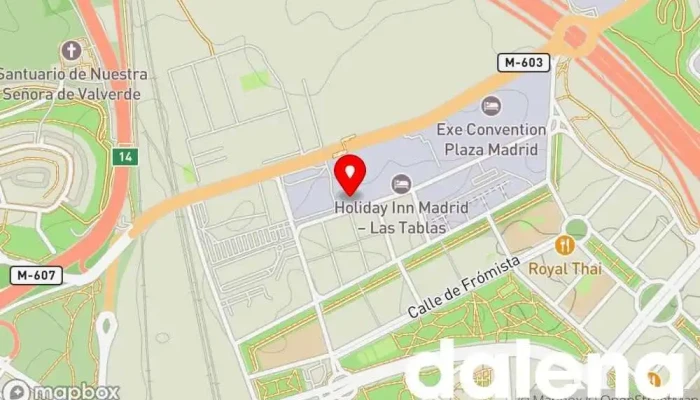 mapa de Mercadona Supermercado en Madrid