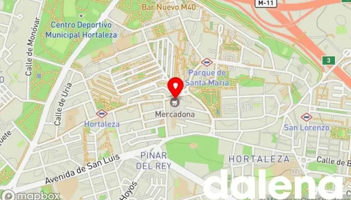 mapa de Mercadona Supermercado en Madrid