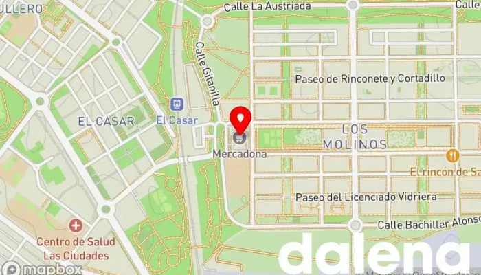 mapa de Mercadona Supermercado en Getafe