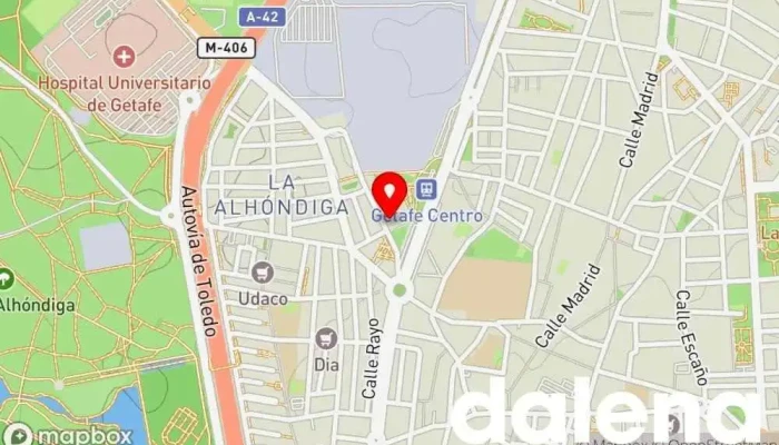 mapa de Mercadona Supermercado en Getafe