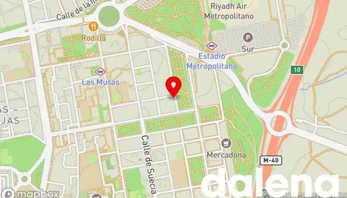 mapa de Mercadona Supermercado en Madrid