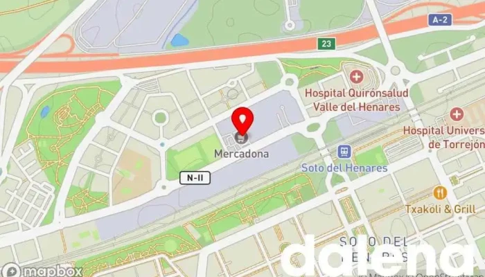 mapa de Mercadona Supermercado en Torrejón de Ardoz