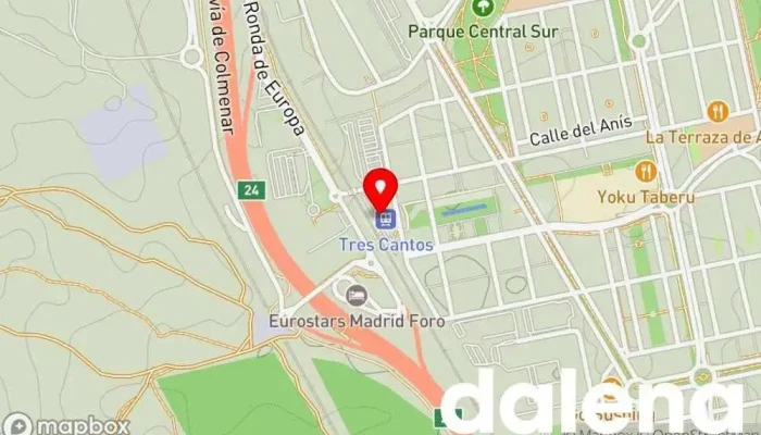 mapa de Mercadona Supermercado en Tres Cantos
