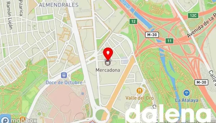 mapa de Mercadona Supermercado en Madrid