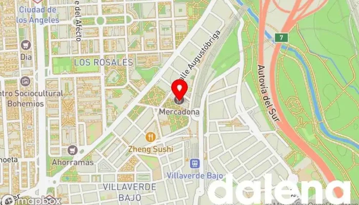 mapa de Mercadona Supermercado en Madrid