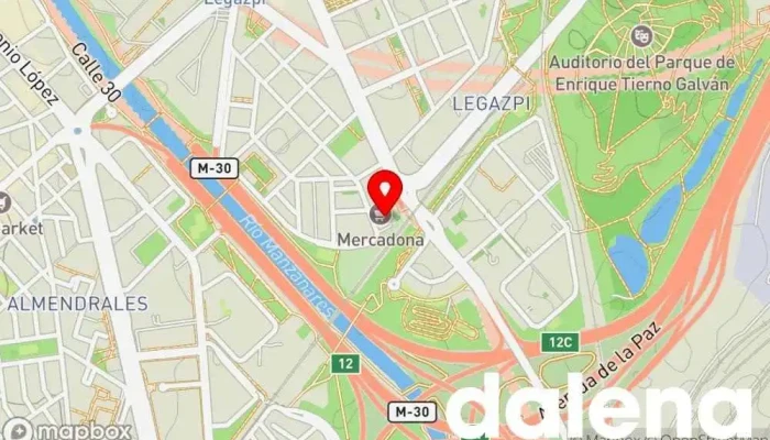 mapa de Mercadona Supermercado en Madrid