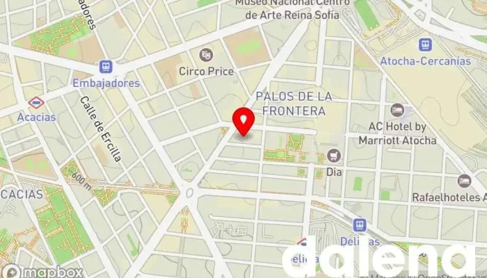 mapa de Mercadona Supermercado en Madrid