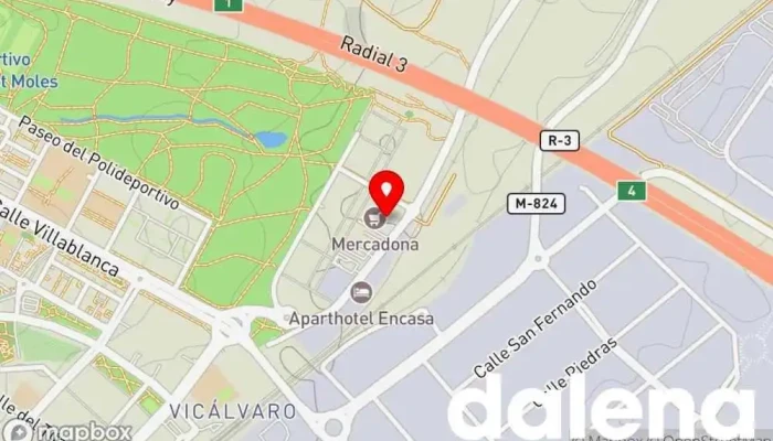 mapa de Mercadona Supermercado en Madrid
