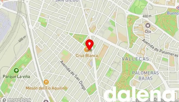 mapa de Mercadona Supermercado en Madrid